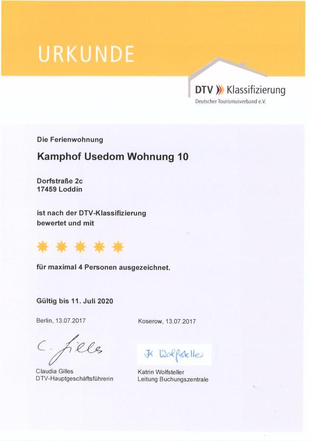 Kamphof Usedom Ferienanlage Loddin Kültér fotó